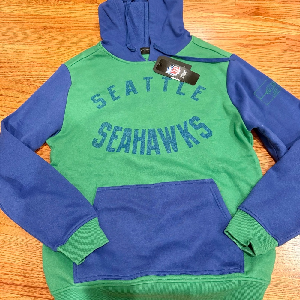 Seattle Seahawks Junk Food Goal Line hoodie- adult unisex small